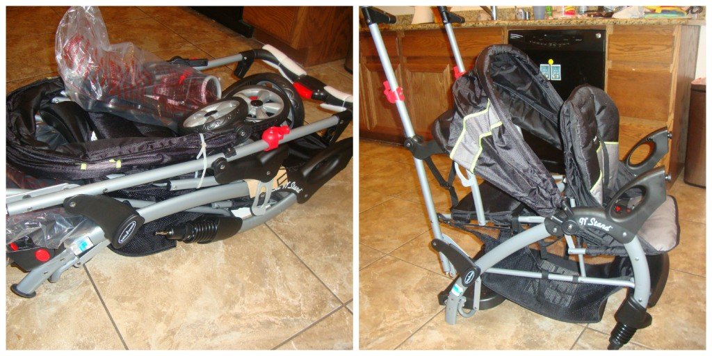 Stand and outlet go stroller