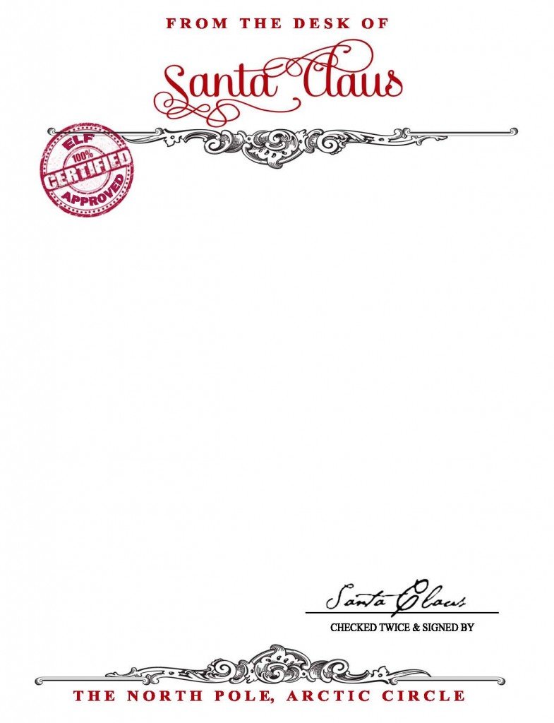 santa claus signature font