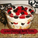 Easy Holiday Entertaining Recipe {Lemon Curd and Berry Trifle}