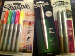 shoplet, pens, sharpies, sharpies and pens