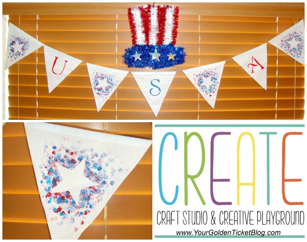 4th of july flag craft
