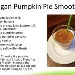 Vegan Pumpkin Pie Smoothie