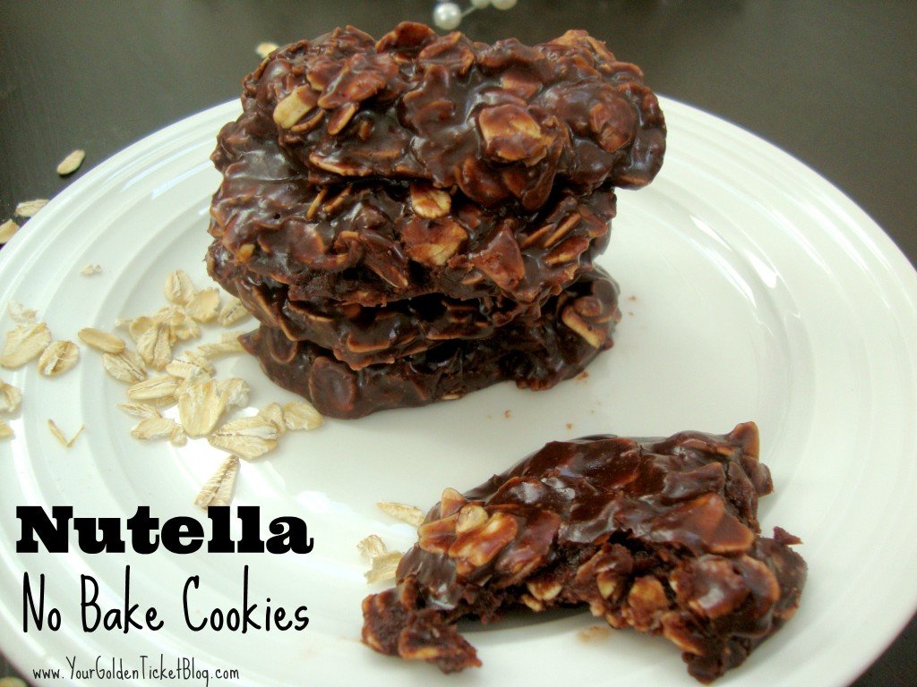 Nutella No Bake Cookies 1