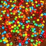 Nutella M&M Brownies