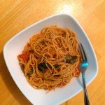One-Pot Tomato Basil Spinach Pasta
