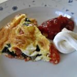 EASY SPINACH AND TOMATO FRITTATA
